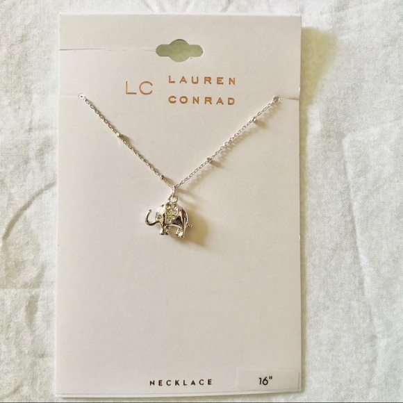 LC Lauren Conrad Elephant Pendant Necklace - Picture 2 of 2